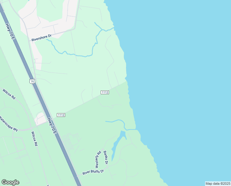map of restaurants, bars, coffee shops, grocery stores, and more near 107 East Camp Kiro Road in New Bern