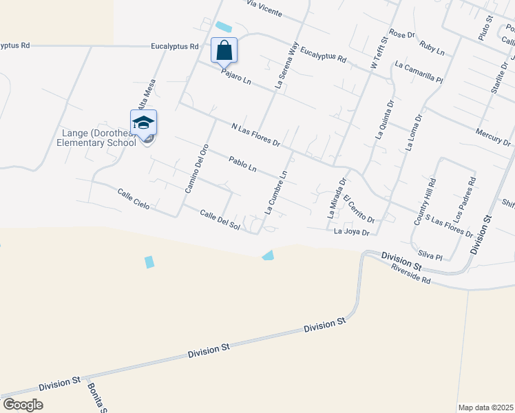 map of restaurants, bars, coffee shops, grocery stores, and more near 264 Casa Real Place in Nipomo
