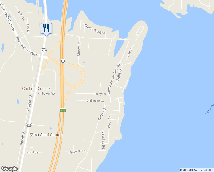 map of restaurants, bars, coffee shops, grocery stores, and more near 104 Lawrence Landing Road in Conway