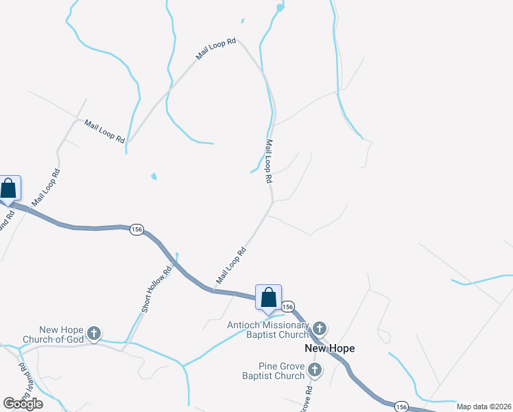 map of restaurants, bars, coffee shops, grocery stores, and more near 4280 Mail Loop Road in South Pittsburg