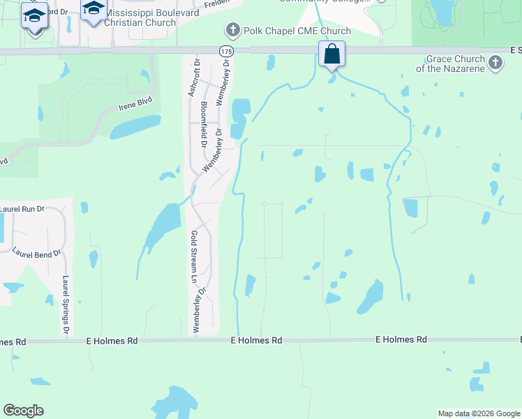 map of restaurants, bars, coffee shops, grocery stores, and more near 4971 Royston Lane in Memphis