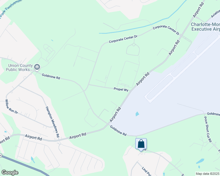 map of restaurants, bars, coffee shops, grocery stores, and more near Propel Way in Monroe