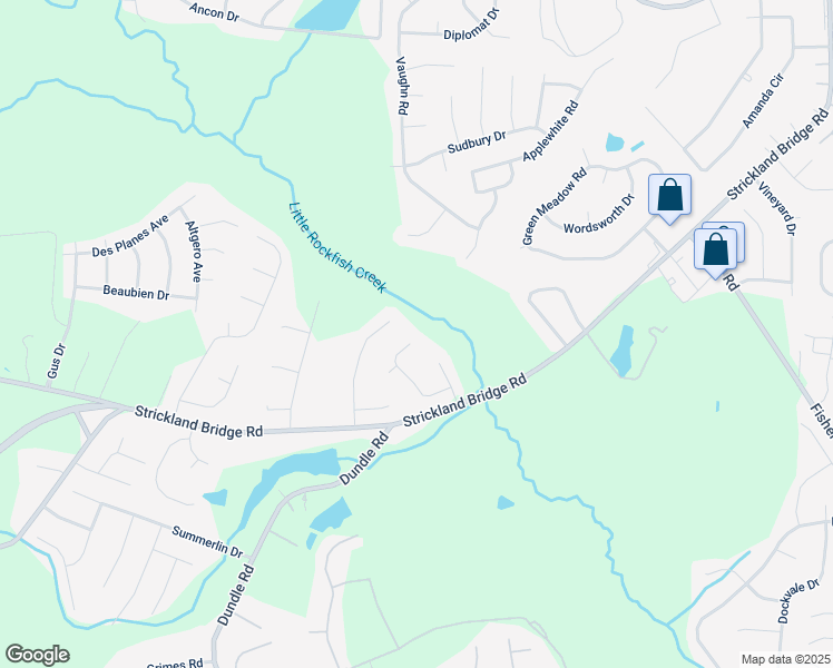 map of restaurants, bars, coffee shops, grocery stores, and more near 6765 Arnish Court in Fayetteville