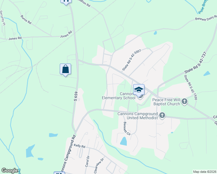 map of restaurants, bars, coffee shops, grocery stores, and more near 212 Bennett Dairy Road in Spartanburg