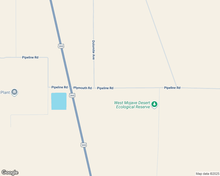 map of restaurants, bars, coffee shops, grocery stores, and more near Pipeline Road in Boron