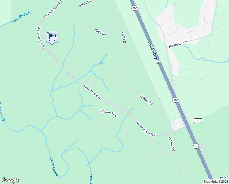 map of restaurants, bars, coffee shops, grocery stores, and more near 4621 Lapis Ct in New Bern