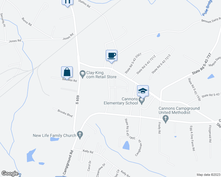 map of restaurants, bars, coffee shops, grocery stores, and more near 208 Bennett Dairy Road in Spartanburg