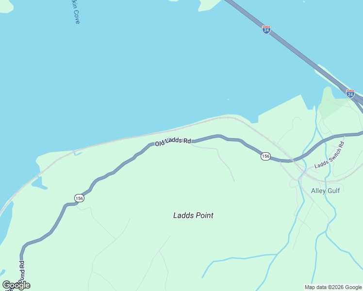 map of restaurants, bars, coffee shops, grocery stores, and more near 9362 Tennessee 156 in Guild