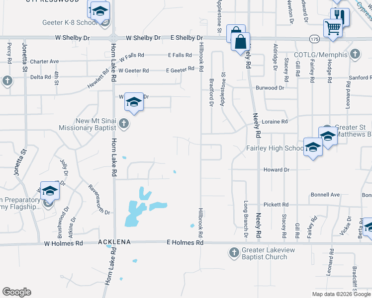 map of restaurants, bars, coffee shops, grocery stores, and more near 4956 Tiergarten Street in Memphis