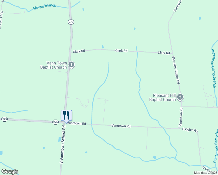 map of restaurants, bars, coffee shops, grocery stores, and more near 21 Grassy Branch Road in Flintville