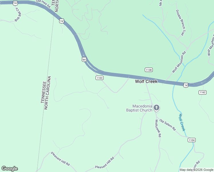 map of restaurants, bars, coffee shops, grocery stores, and more near 19495 U.S. 64 in Murphy