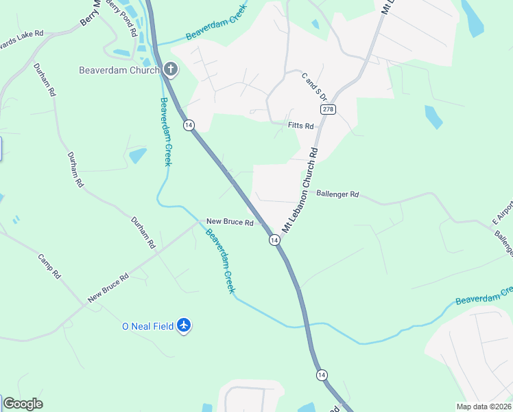 map of restaurants, bars, coffee shops, grocery stores, and more near 19 Woodwind Way in Greer