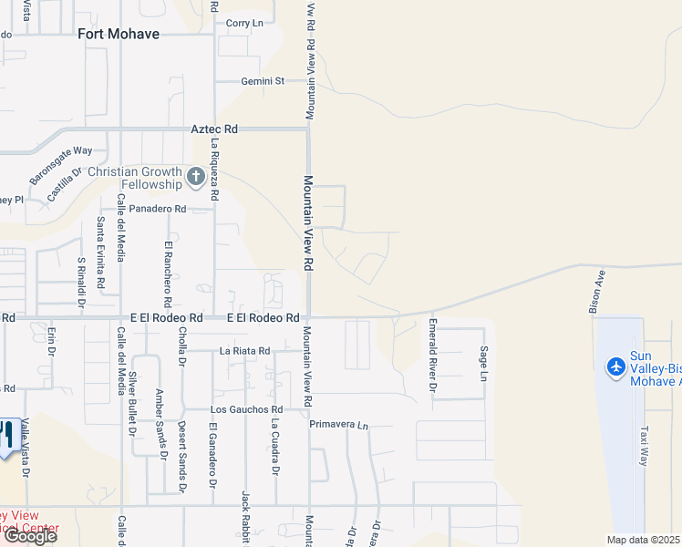 map of restaurants, bars, coffee shops, grocery stores, and more near 2084 Mesa Verde Way in Fort Mohave