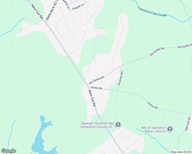 map of restaurants, bars, coffee shops, grocery stores, and more near 160 Old Settle Road in Inman