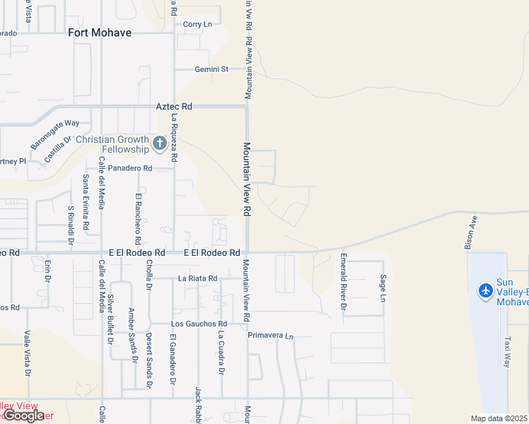 map of restaurants, bars, coffee shops, grocery stores, and more near 2084 Mesa Verde Way in Fort Mohave