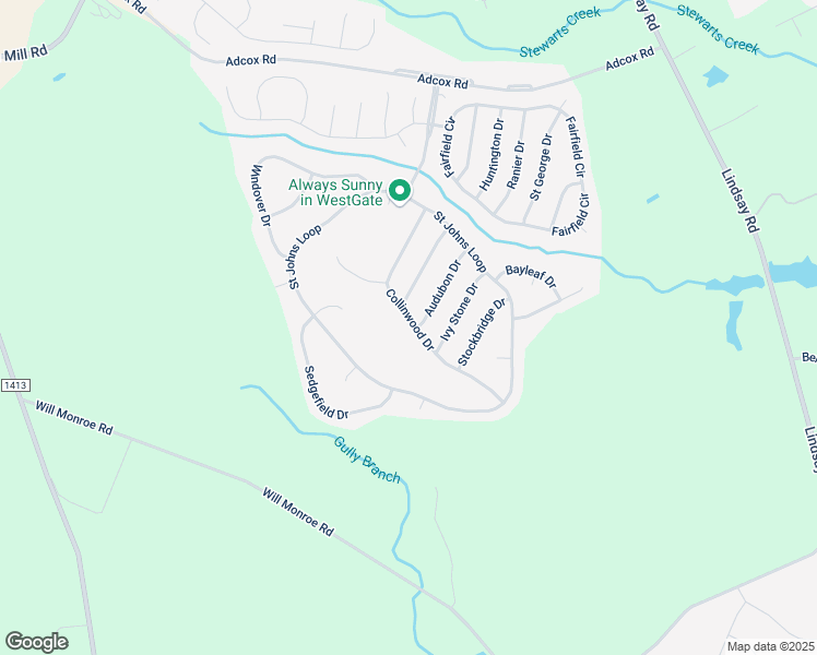 map of restaurants, bars, coffee shops, grocery stores, and more near 396 Collinwood Drive in Raeford