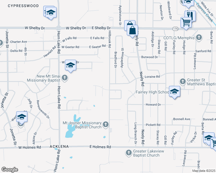 map of restaurants, bars, coffee shops, grocery stores, and more near 4923 Tiergarten Street in Memphis