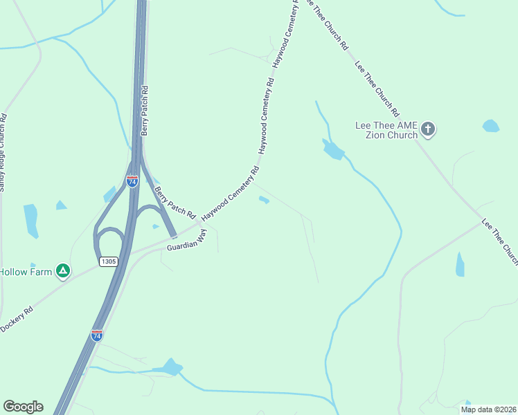 map of restaurants, bars, coffee shops, grocery stores, and more near 186 Haywood Cemetery Road in Rockingham
