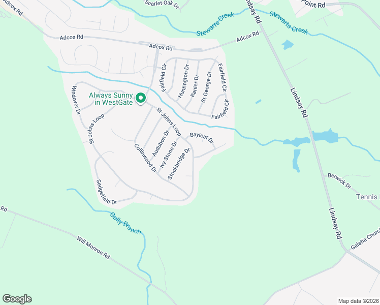 map of restaurants, bars, coffee shops, grocery stores, and more near 119 Stockbridge Drive in Raeford