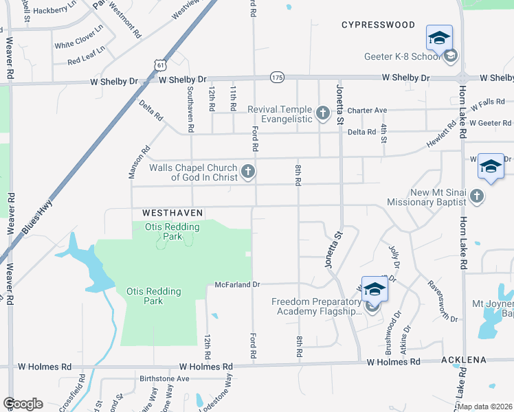 map of restaurants, bars, coffee shops, grocery stores, and more near 508 Honduras Drive in Memphis