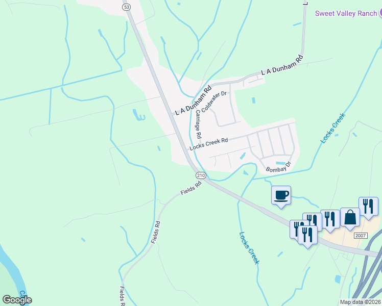 map of restaurants, bars, coffee shops, grocery stores, and more near 1701 Cedar Creek Road in Fayetteville