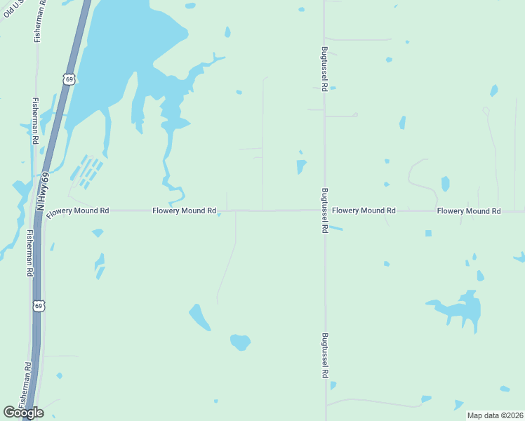 map of restaurants, bars, coffee shops, grocery stores, and more near 4100 Flowery Mound Road in McAlester