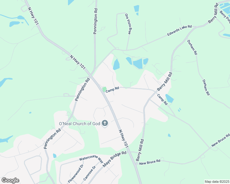 map of restaurants, bars, coffee shops, grocery stores, and more near 3849 Camp Road in Greer
