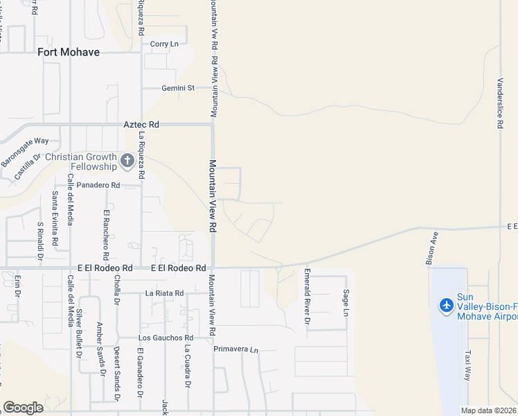map of restaurants, bars, coffee shops, grocery stores, and more near 2074 Mesa Vista Place in Fort Mohave