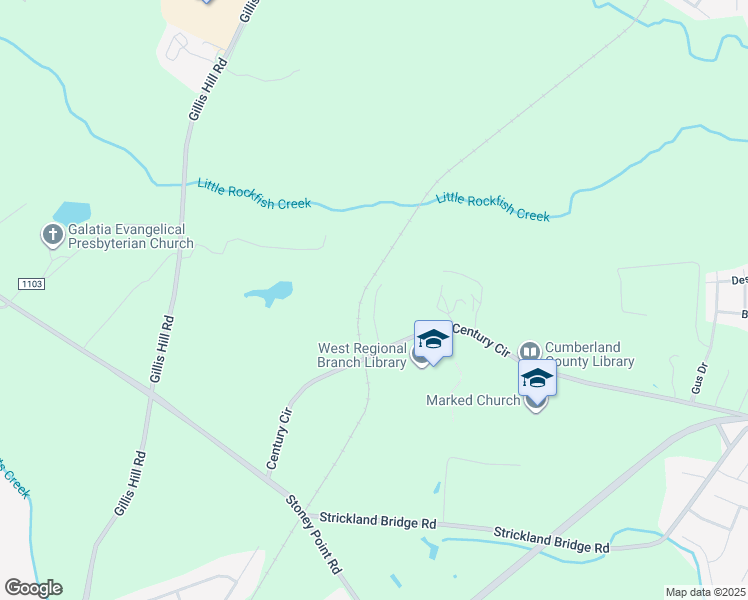 map of restaurants, bars, coffee shops, grocery stores, and more near 2758 Cosgrove Drive in Fayetteville