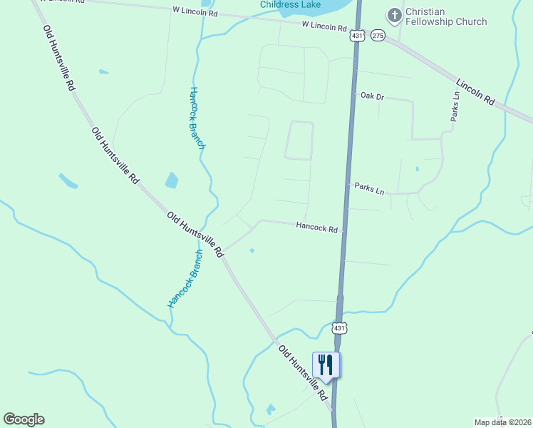 map of restaurants, bars, coffee shops, grocery stores, and more near 29 Hancock Road in Fayetteville