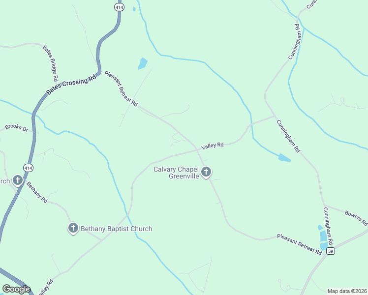 map of restaurants, bars, coffee shops, grocery stores, and more near 191 Valley Road in Travelers Rest