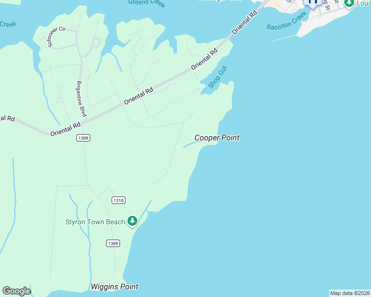 map of restaurants, bars, coffee shops, grocery stores, and more near 123 Wind Lake Road in Oriental