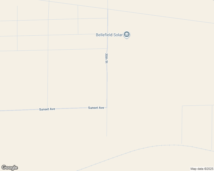 map of restaurants, bars, coffee shops, grocery stores, and more near 30th Street in Mojave