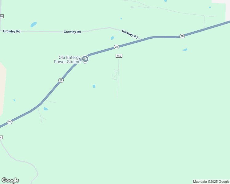 map of restaurants, bars, coffee shops, grocery stores, and more near 10400 Comfort Lane in Ola