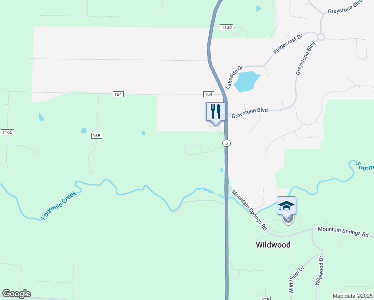 map of restaurants, bars, coffee shops, grocery stores, and more near 15351 Arkansas 5 in Cabot