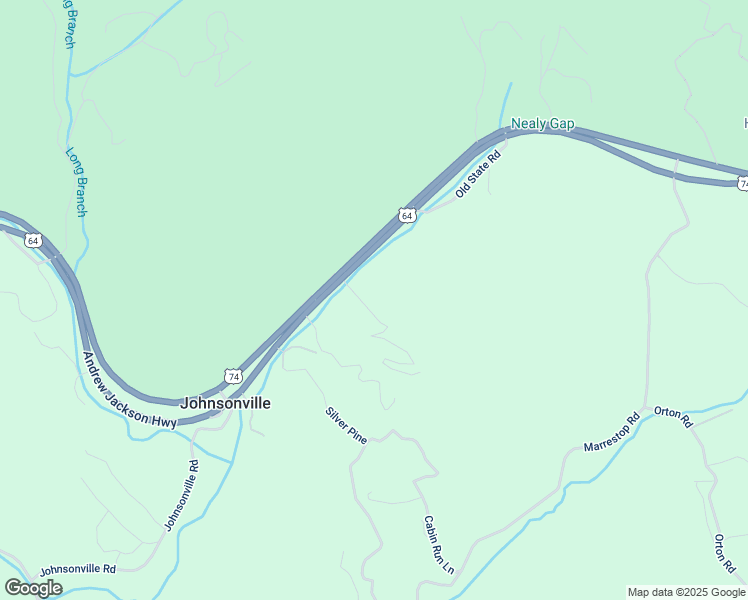 map of restaurants, bars, coffee shops, grocery stores, and more near 65 Privacy Ridge Lane in Murphy