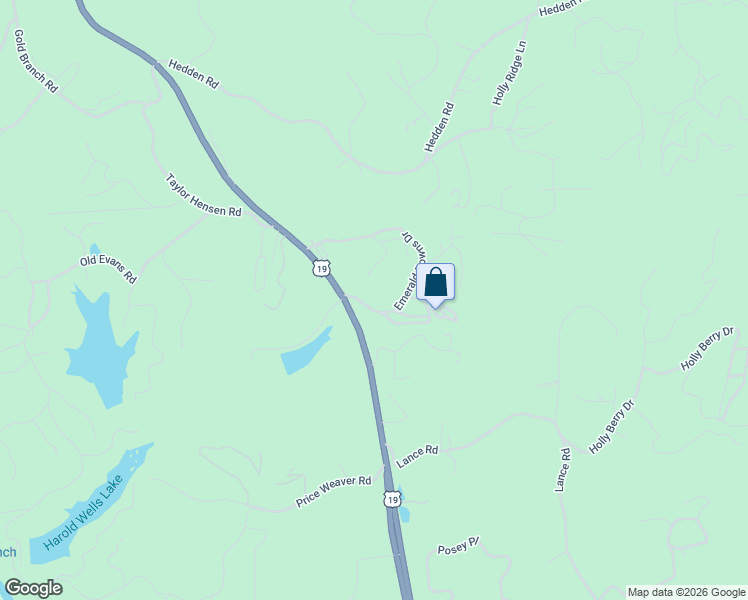 map of restaurants, bars, coffee shops, grocery stores, and more near 274 Goldfield Road in Murphy