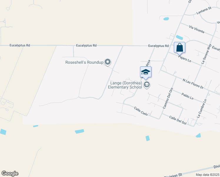 map of restaurants, bars, coffee shops, grocery stores, and more near 1685 Scenic View Way in Nipomo