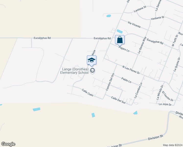 map of restaurants, bars, coffee shops, grocery stores, and more near 1661 Via Alta Mesa in Nipomo
