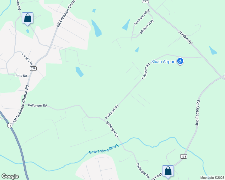 map of restaurants, bars, coffee shops, grocery stores, and more near 31640 East Airport Road in Greer