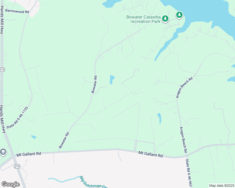 map of restaurants, bars, coffee shops, grocery stores, and more near 1363 Alden Court in Rock Hill