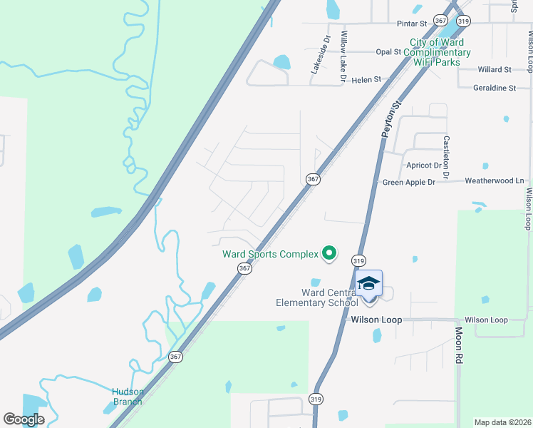 map of restaurants, bars, coffee shops, grocery stores, and more near 18 Whitetail Drive in Ward