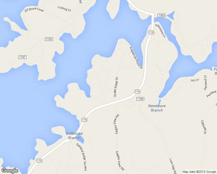 map of restaurants, bars, coffee shops, grocery stores, and more near 62 Drake Ridge Lane in Hayesville