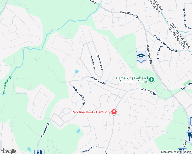 map of restaurants, bars, coffee shops, grocery stores, and more near 1013 Jasmine Drive in Indian Land