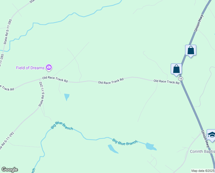 map of restaurants, bars, coffee shops, grocery stores, and more near 271 Old Race Track Road in Gaffney