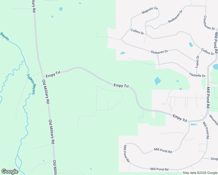 map of restaurants, bars, coffee shops, grocery stores, and more near Empy Trail in Conway