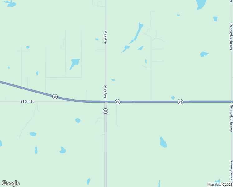 map of restaurants, bars, coffee shops, grocery stores, and more near 16105 Oklahoma 39 in Purcell