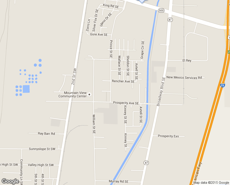 map of restaurants, bars, coffee shops, grocery stores, and more near 4416 Prince St SE in Albuquerque
