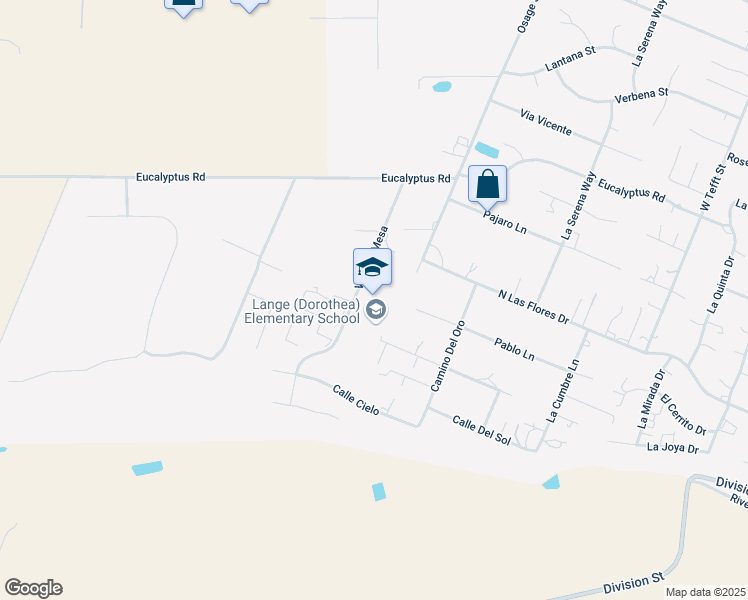 map of restaurants, bars, coffee shops, grocery stores, and more near 1661 Via Alta Mesa in Nipomo