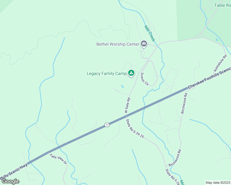 map of restaurants, bars, coffee shops, grocery stores, and more near 670 West Gate Road in Pickens